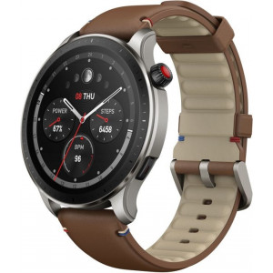  Смарт-годинник Amazfit GTR 4 Vintage Brown Leather