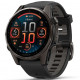 Смарт-часы Garmin Fenix 8 43mm AMOLED Sapphire Carbon Gray DLC Titanium Bezel with Black/Pebble Gray Silicone Band (010-02903-20/21/28)