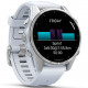  Смарт-часы Garmin Fenix 8 43mm AMOLED Silver Bezel with Whitestone Silicone Band (010-02903-00/06)