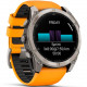  Смарт-часы Garmin Fenix 8 51mm AMOLED Sapphire Titanium Spark Orange/Graphite Silicone Band (010-02905-10/11/53)