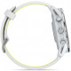 Смарт-часы Garmin Forerunner 970 Titanium Bezel with Whitestone Case and Whitestone/Tidal Amp Yellow Band (010-02969-01/11)