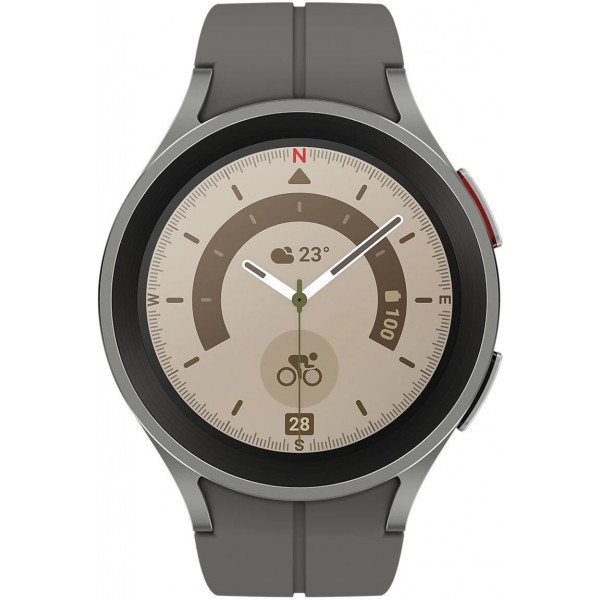  Смарт-годинник Samsung Galaxy Watch 5 Pro 45mm Gray (SM-R920NZTASEK)
