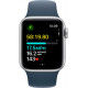  Смартгодинник Apple Watch SE GPS 40mm Silver Aluminium Case with Storm Blue Sport Band – M/L