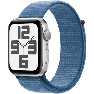  Смартгодинник Apple Watch SE GPS 44mm Silver Aluminium Case with Winter Blue Sport Loop