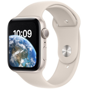  Смартгодинник Apple Watch SE GPS 44mm Starlight Aluminium Case with Starlight Sport Band