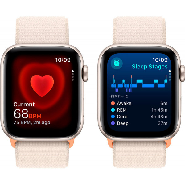  Смарт-час Apple Watch SE GPS 44mm Starlight Aluminium Case with Starlight Sport Loop