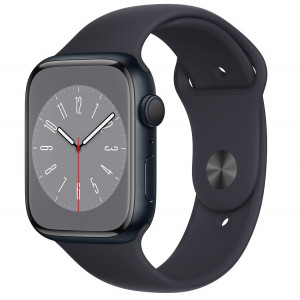  Смартгодинник Apple Watch Series 8 GPS 45mm Midnight Aluminium Case with Midnight Sport Band