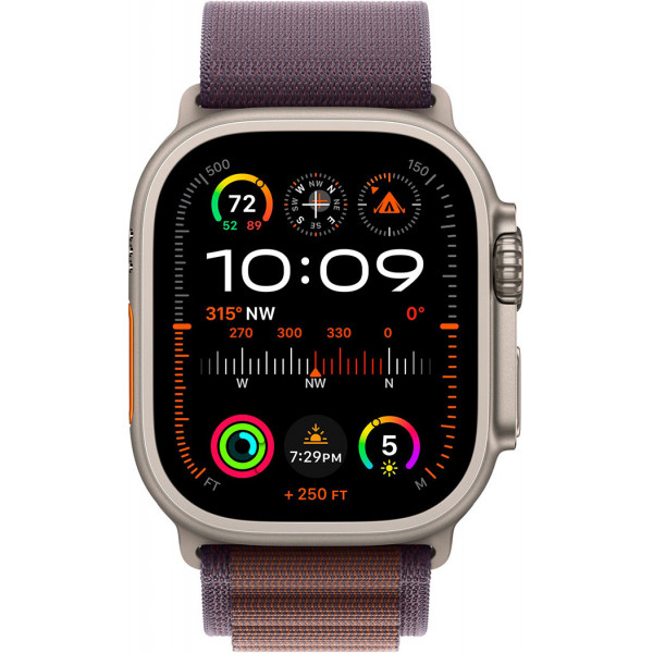  Смартгодинник Apple Watch Ultra 2 GPS + Cellular, 49mm Titanium Case with Indigo Alpine Loop – Small