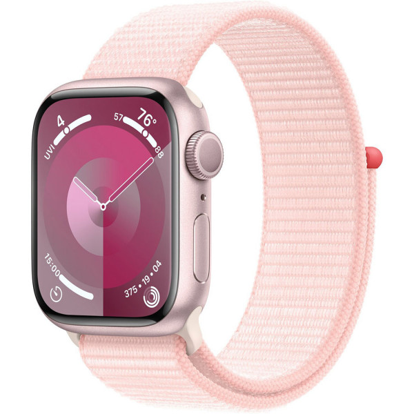  Смартчас Apple Watch Series 9 GPS 41mm Pink Aluminium Case with Light Pink Sport Loop