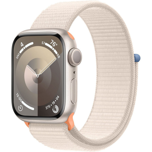  Смартчас Apple Watch Series 9 GPS 41mm Starlight Aluminium Case with Starlight Sport Loop