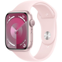 Смартчас Apple Watch Series 9 GPS 45mm Pink Aluminium Case with Light Pink Sport Band – S/M