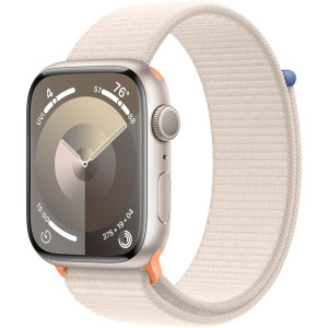  Смартчаси Apple Watch Series 9 GPS 45mm Starlight Aluminium Case with Starlight Sport Loop