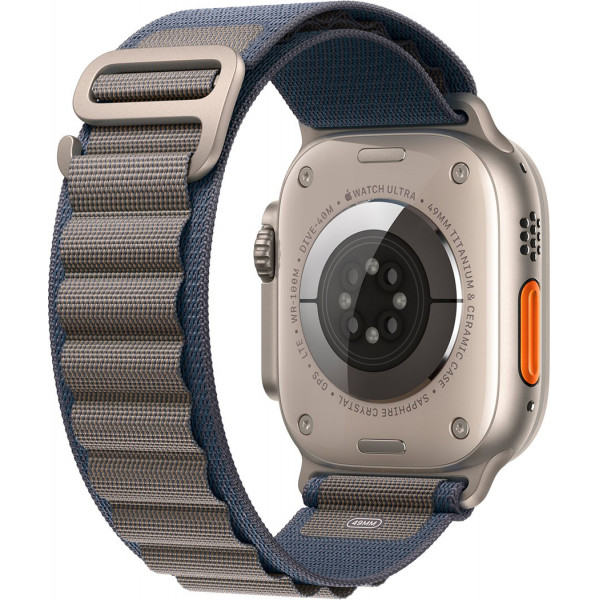  Смартчаси Apple Watch Ultra 2 GPS + Cellular, 49mm Titanium Case with Blue Alpine Loop – Large