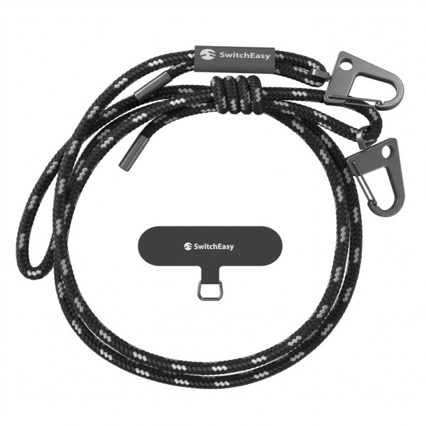  Универсальный ремешок Switcheasy with EasyStrap Card 6mm 2023 Black/White (SPHIPH154BW23)