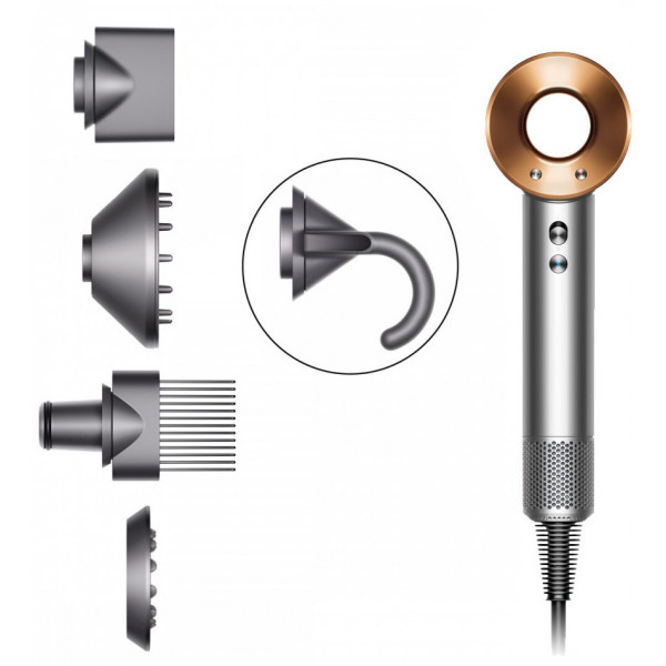  Фен Dyson HD07 Supersonic Nickel/Copper (389922-01)