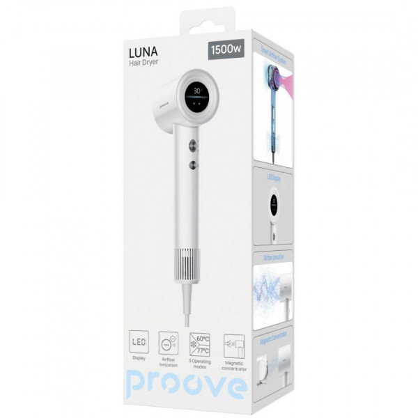  Фен Proove Luna (1500W) White (HDLR15000002)