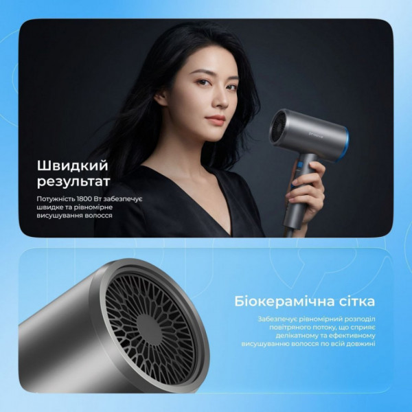  Фен Proove Tyson (1800W) Gray (HDPT18000003)