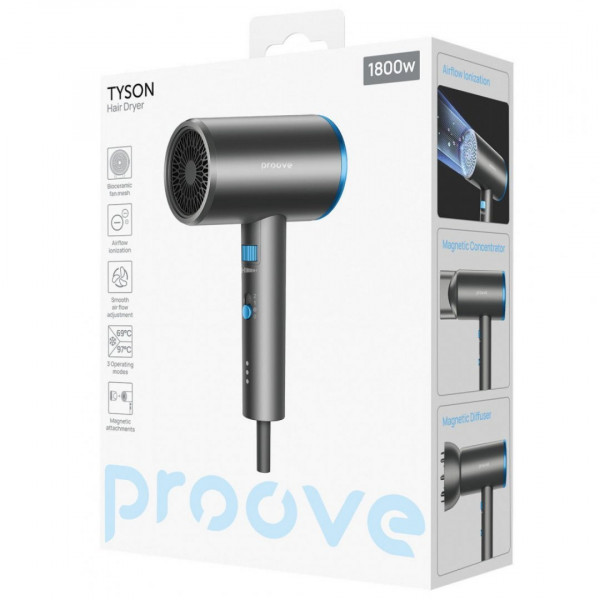  Фен Proove Tyson (1800W) Gray (HDPT18000003)