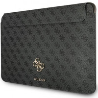 Чехол Guess 4G Metal Gold Logo для MacBook 13" Grey (GUCS13G4GFGR)