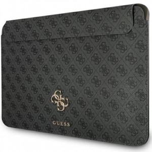  Чехол Guess 4G Metal Gold Logo для MacBook 13 Grey (GUCS13G4GFGR)