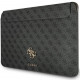  Чехол Guess 4G Metal Gold Logo для MacBook 13 Grey (GUCS13G4GFGR)