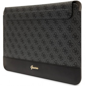  Чохол Guess 4G Stripe Metal для MacBook 14 Black (GUCS14PS4SGK)