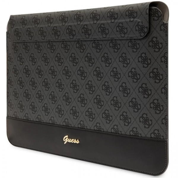  Чохол Guess 4G Stripe Metal для MacBook 14 Black (GUCS14PS4SGK)