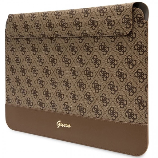  Чохол Guess 4G Stripe Metal для MacBook 14 Brown (GUCS14PS4SGW)
