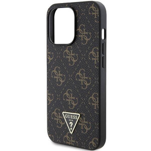  Чохол Guess 4G Triangle Metal для iPhone 14 Pro Max Black (GUHCP14XPG4GPK)