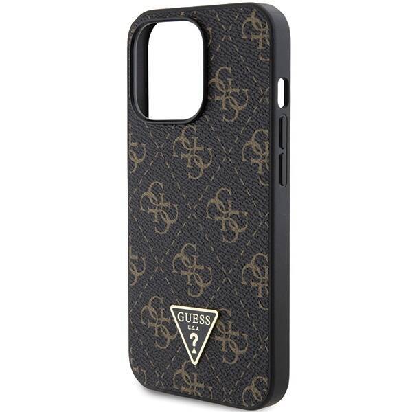 Чохол Guess 4G Triangle Metal для iPhone 14 Pro Max Black (GUHCP14XPG4GPK)