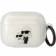  Чехол Karl Lagerfeld Gliter Karl  Choupette для AirPods 3 Transparent (KLA3HNKCTGT) 