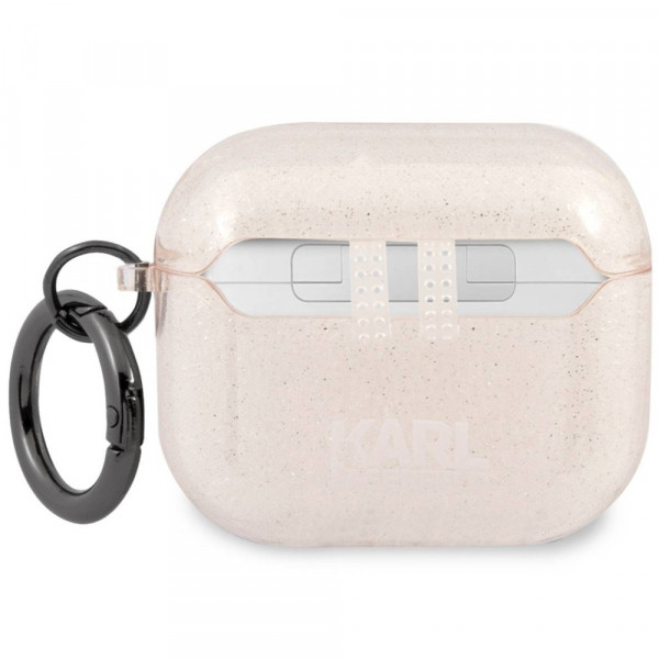  Чехол Karl Lagerfeld Glitter Choupette для AirPods 3 Gold (KLA3UCHGD)
