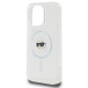  Чехол Karl Lagerfeld IML Metal Karl Head для iPhone 16 Pro White with MagSafe (KLHMP16LHLSKIH)