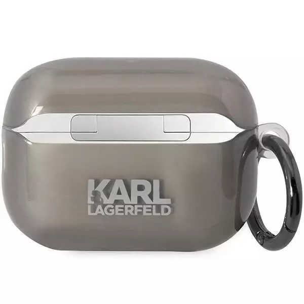  Чехол Karl Lagerfeld Ikonik Karl Lagerfeld для AirPods Pro 2 Black (KLAP2HNIKTCK)