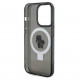  Чехол Karl Lagerfeld Ring Stand Karl  Choupettte для iPhone 15 Pro Black with MagSafe (KLHMP15LHMRSKCK)