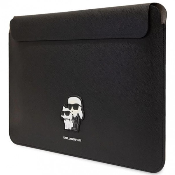  Чохол Karl Lagerfeld Saffiano Karl amp; Choupette (Sleeve) для MacBook 16quot; Black (KLCS16SAKCPMK)