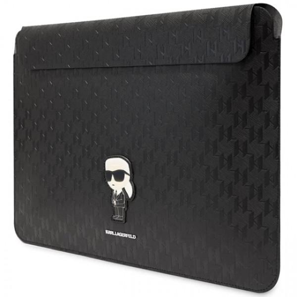  Чохол Karl Lagerfeld Saffiano Monogram Ikonik для MacBook 14 Black (KLCS14SAKHPKK)
