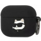  Чехол Karl Lagerfeld Silicone Choupette Head 3D для AirPods Pro 2 Black (KLAP2RUNCHK)
