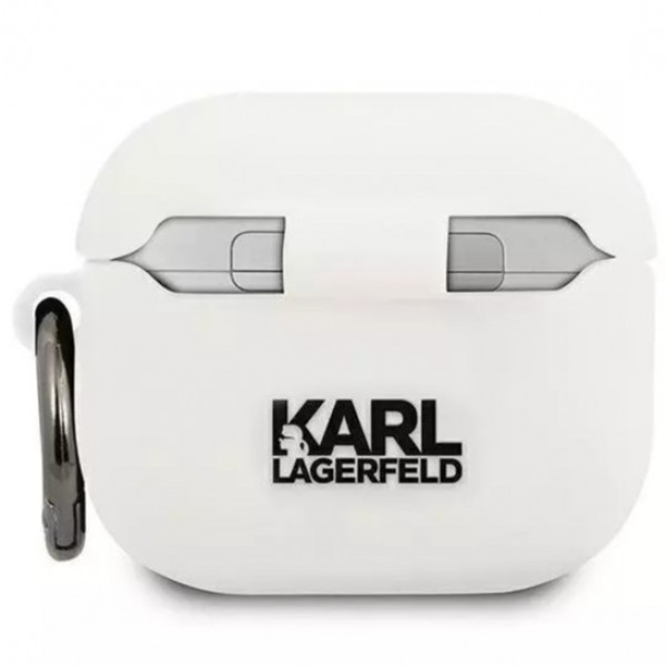  Чехол Karl Lagerfeld Silicone Choupette для AirPods 3 White (KLACA3SILCHWH)