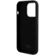 Чехол Karl Lagerfeld Silicone Ikonik Metal Pin для iPhone 15 Pro Max Black (KLHCP15XSMHKNPK)