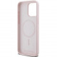  Чехол Karl Lagerfeld Silicone Karl  Choupette Ring для iPhone 15 Pro Pink with MagSafe (KLHMP15LSCMKCRHP)