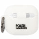  Чехол Karl Lagerfeld Silicone Karl  Choupette для AirPods 3 White (KLACA3SILKCW)