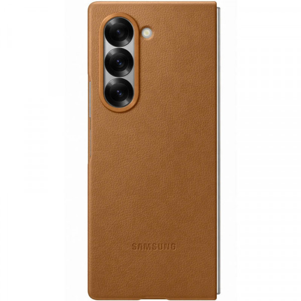  Чехол Leather Case для Samsung Fold 6 Brown (AAA)