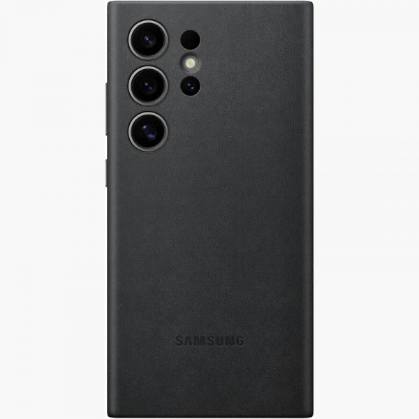  Чохол Leather Case для Samsung S24 Ultra Black (AAA)