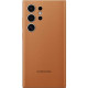 Чехол Leather Case для Samsung S24 Ultra Brown (AAA)