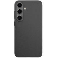 Чехол Leather Case для Samsung S25+ Black (AAA)