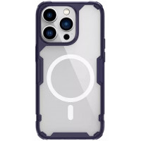 Чохол Nillkin Nature Pro Magnetic для iPhone 14 Pro Dark Purple Transparent