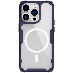  Чехол Nillkin Nature Pro Magnetic для iPhone 14 Pro Dark Purple Transparent