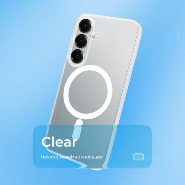  Чохол Proove Clear Case with Magnetic Ring для Nothing Phone (3a) Pro Transparent (PCCLNPPR3A01)