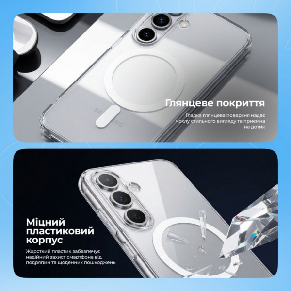  Чохол Proove Clear Case with Magnetic Ring для Nothing Phone (3a) Transparent (PCCLNP003A01)